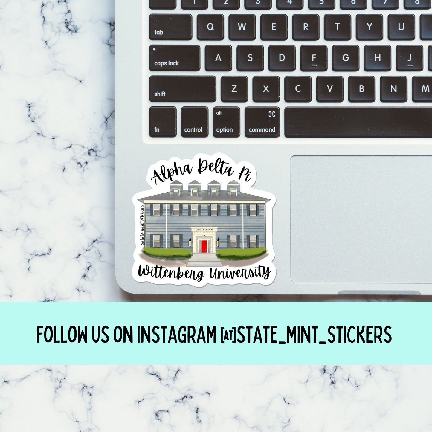 Alpha Delta Pi Sorority House Sticker - Wittenberg Sorority House Sticker | 3.5"