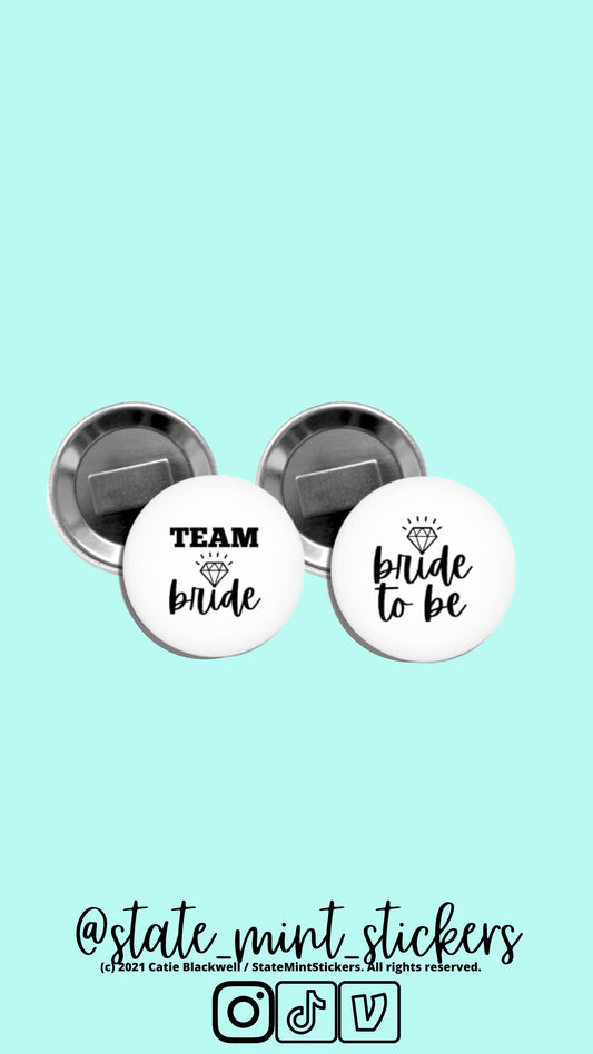 Bachelorette Party Buttons | Bach Party Favors | Custom Bachelorette | Bridal Party | Bride Tribe | Team Bride | Bride to Be