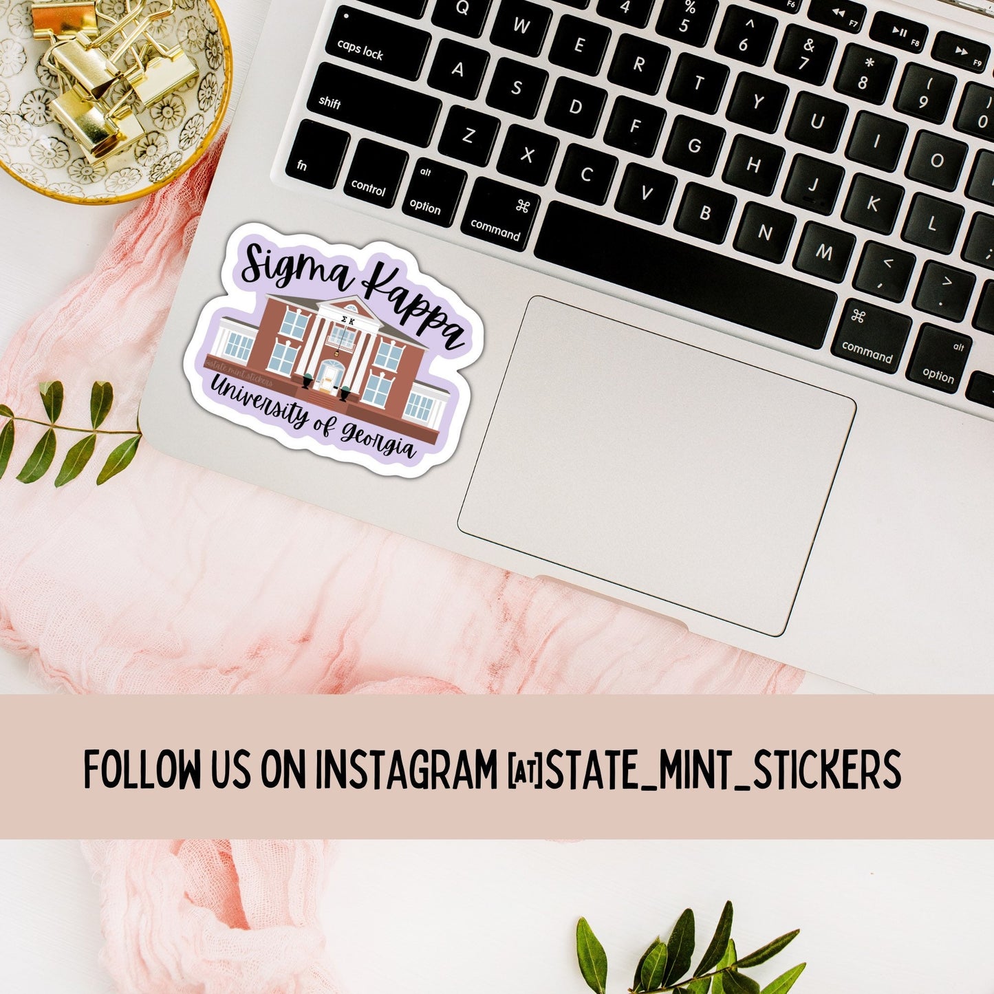 Sigma Kappa UGA Sorority House Sorority Sticker | Sigma Kappa Little | Sigma Kappa Sticker | Sorority House Sticker | Custom House Sticker