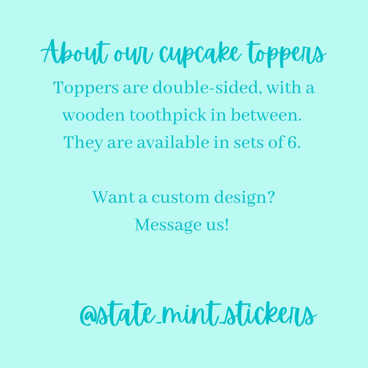 Set of 8 Floral Cupcake Toppers | Birthday Party | Engagement Party | Wedding Shower | Baby Shower