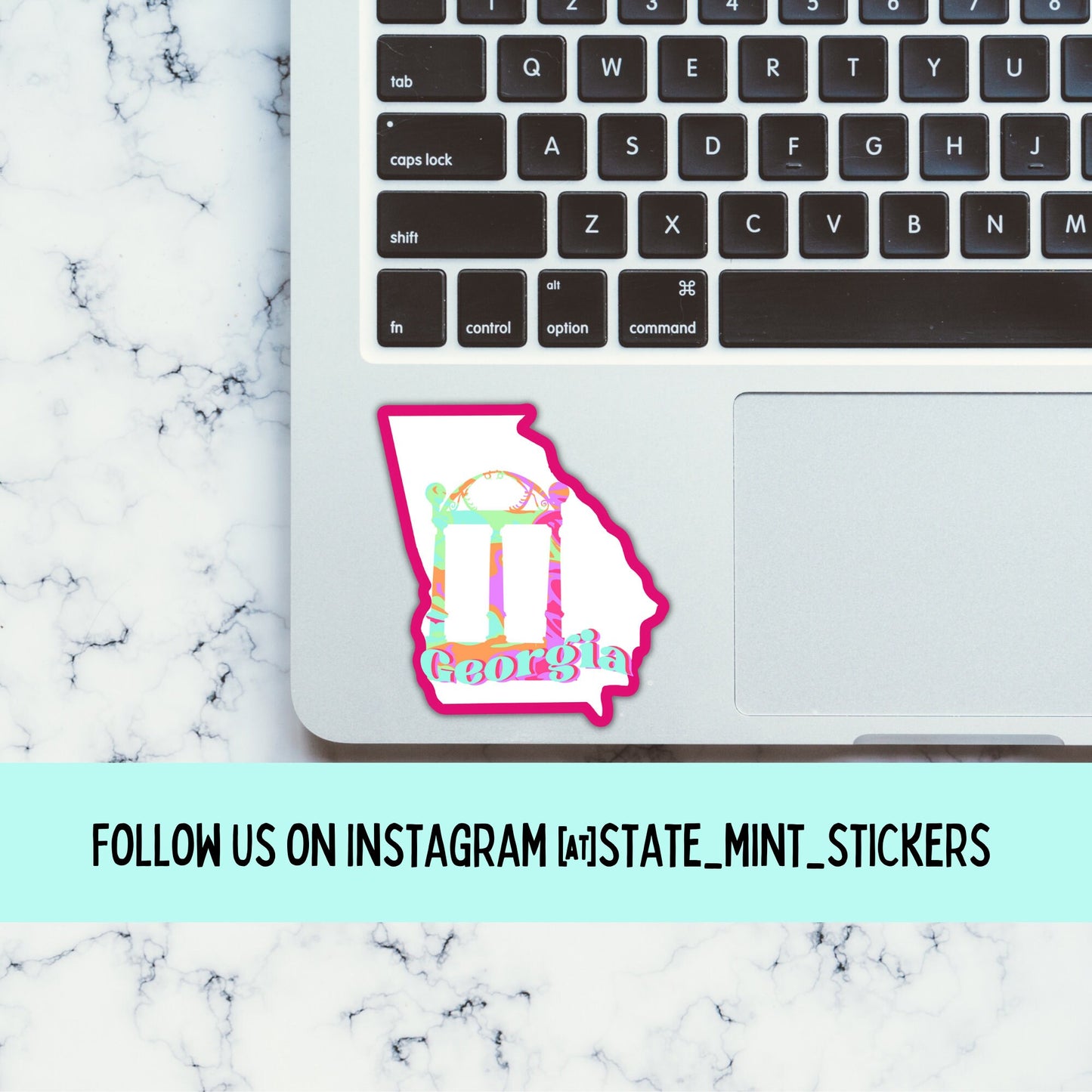 Georgia Arch Sticker / Decal 3.5" Tall | Athens / University Georgia